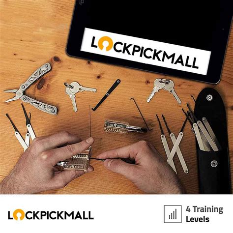 beginners professional  pieces lock pick set  transparent