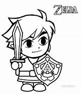 Coloring Zelda Pages Sword Skyward Printable sketch template