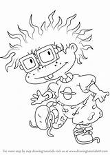 Rugrats Chuckie Step Chucky Finster Chukie Coloring Drawingtutorials101 Kleurplaten sketch template