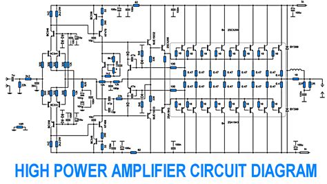 power amplifier  sc sa electronic circuit