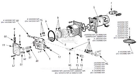 electric pressure washer parts diagram