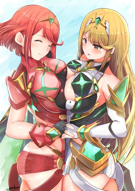 Pyra And Mythra Xenoblade Chronicles And 1 More Drawn By Chrokey