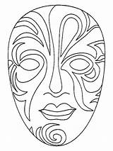 Venise Masque Masken sketch template
