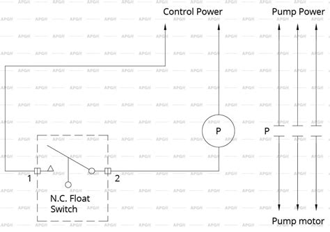float switch installation wiring control diagrams apg