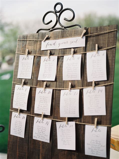 Diy Wedding Seating Chart Board Corrected Weblogs Picture Show