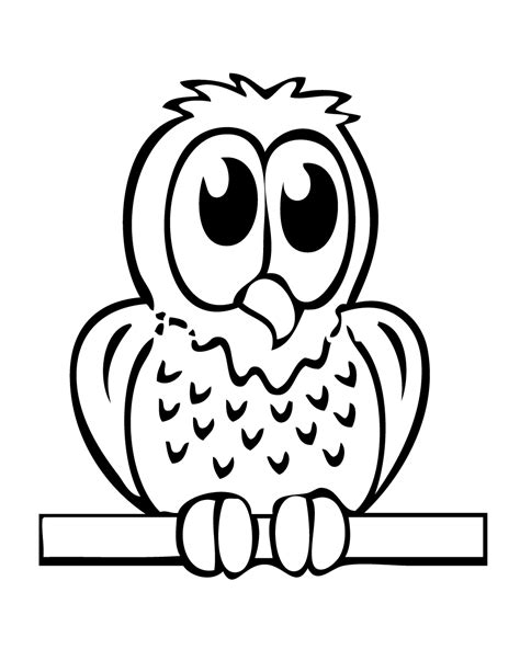 baby owl coloring pages getcoloringpagescom