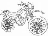 Motocross Coloring Transportation Colorear Motos Para Dibujos Imprimir Pages Kb sketch template