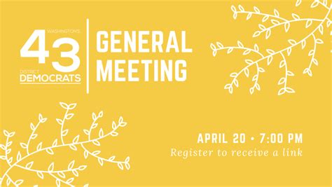 april general meeting