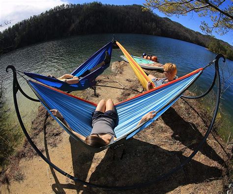 portable triple hammock stand