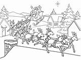 Schlitten Weihnachten Malvorlagen sketch template