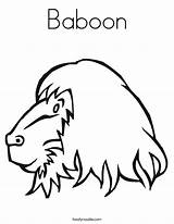 Baboon Designlooter sketch template