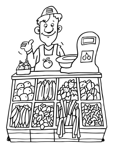 occupation coloring pages coloring home
