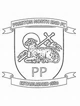 Preston End North Fc Colouring Pages Coloringpage Ca Coloring Clubs Colour Football Check English Category sketch template