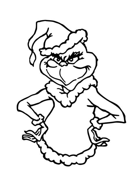 printable grinch coloring pages  kids coolbkids sketch