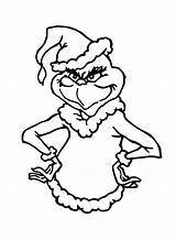 Grinch Coloring Pages Printable Print sketch template