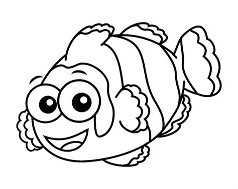clownfish coloring page coloring pages