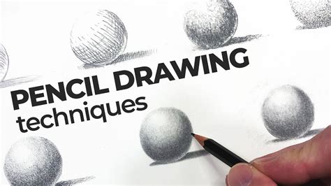 pencil drawing techniques youtube