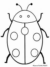 Mewarnai Serangga Insect Hitam Putih Diwarnai Kupu Bug Keren sketch template
