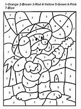 Number Color Coloring Pages Difficult Adults Getcolorings Printable Print sketch template