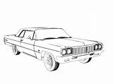 Chevy Impala Drawing Car 3d Drawings Chevrolet 1967 Coloring Pages Logo Getdrawings Template Sketch sketch template