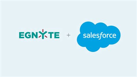 egnyte  salesforce enhances collaboration productivity  salesforce users