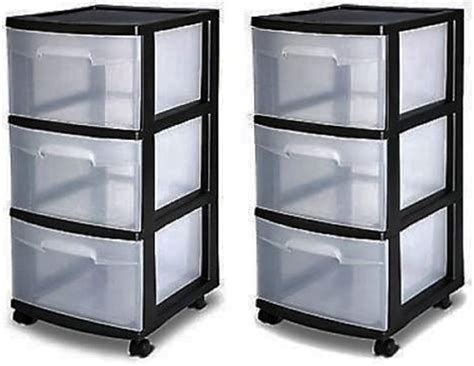plastic storage drawers