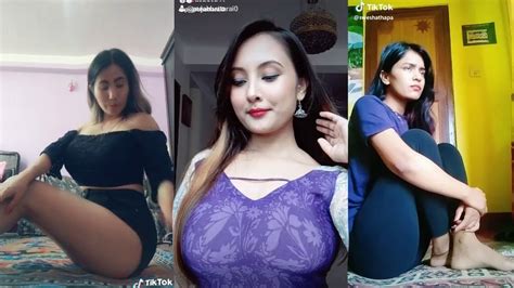 hot nepali girls dance hindi song tiktok video youtube