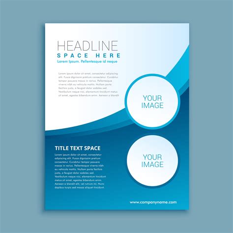 business brochure  flyer design template   vector art