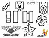 Coloring Pages Navy Yescoloring Army Insignia sketch template