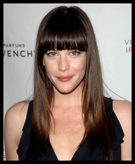 Liv Tyler Long Face Shapes Face Shape Hairstyles Long Face Hairstyles