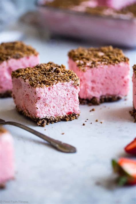 healthy frozen strawberry dessert recipe food faith fitness
