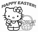 Easter Coloring Pages Kitty Hello Happy Printable Print Colouring Summer Color Easy Birthday East Forever Sheets Heart Getcolorings Sewing Machine sketch template