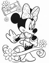 Minnie Mouse Coloring Pages Disney Mickey Colouring Adult Kids Birthday Book Da Baby Sheets Wonder Sheet Choose Board sketch template