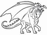 Coloring Pages Hydra Dragon Getcolorings sketch template