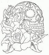 Coloring Tattoo Pages Printable Print sketch template