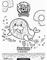 Coloring Pikmi Pops Mis Season Dough Surprise Boston Sheet Time sketch template