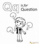 Coloring Ask Questions Question Students Template sketch template