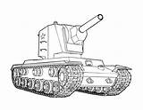 Coloring Pages Tank Tanks Kids Color Print sketch template