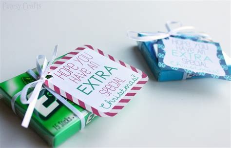 extra gum printable gift tags cutesy crafts
