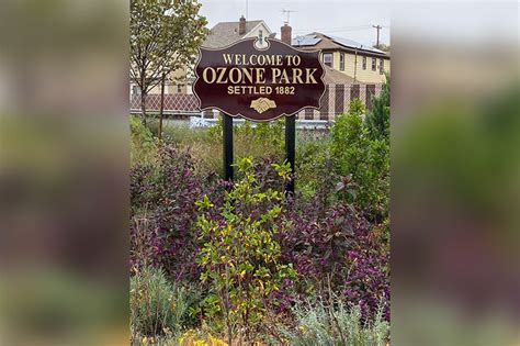 thieves steal   ozone park sign hours  installation