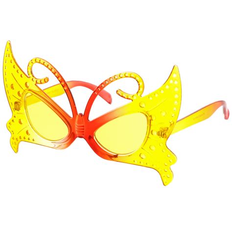 novelty costume party gradient colored fairy butterfly glasses 42mm