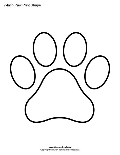 paw print clip art outline carroll fontaine
