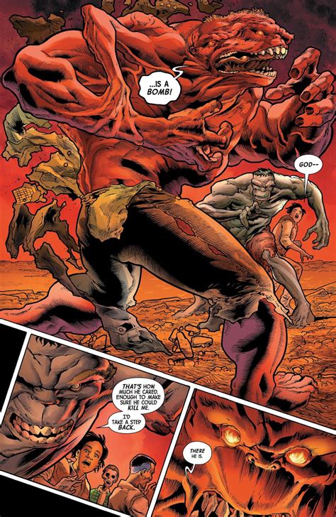 The Immortal Hulk Vs The Red Hulk Comicnewbies