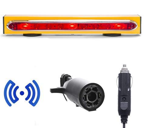wireless trailer tow light bar  magnetic mount ultra bright led master tailgaters