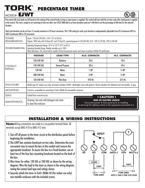 nsi industries ejwt user manual  pages