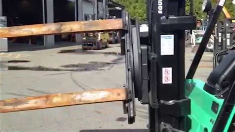 totall forklift rotator attachment youtube