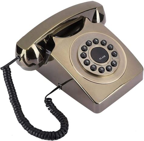 landline phone retro landline phone bronze plated amazoncouk