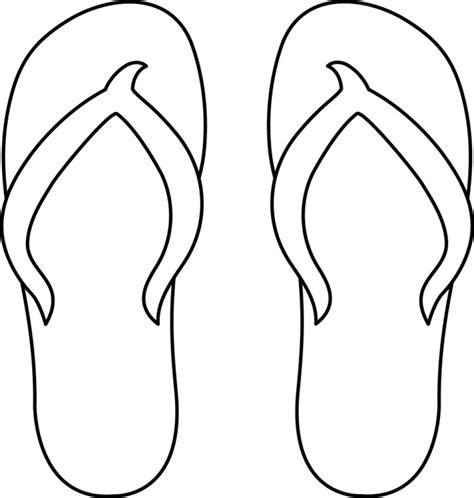 flip flop coloring pages  kids  images  paint party