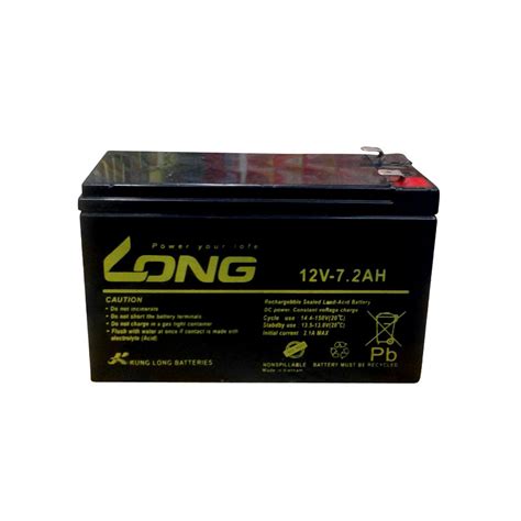 Long Ups Lead Acid Battery 12v 7 2ah Rechargeable Battery – Medical