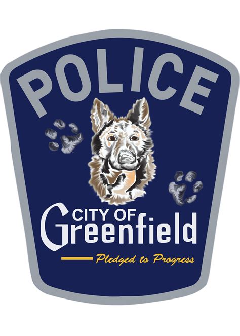 unit patch   greenfield police department  behance